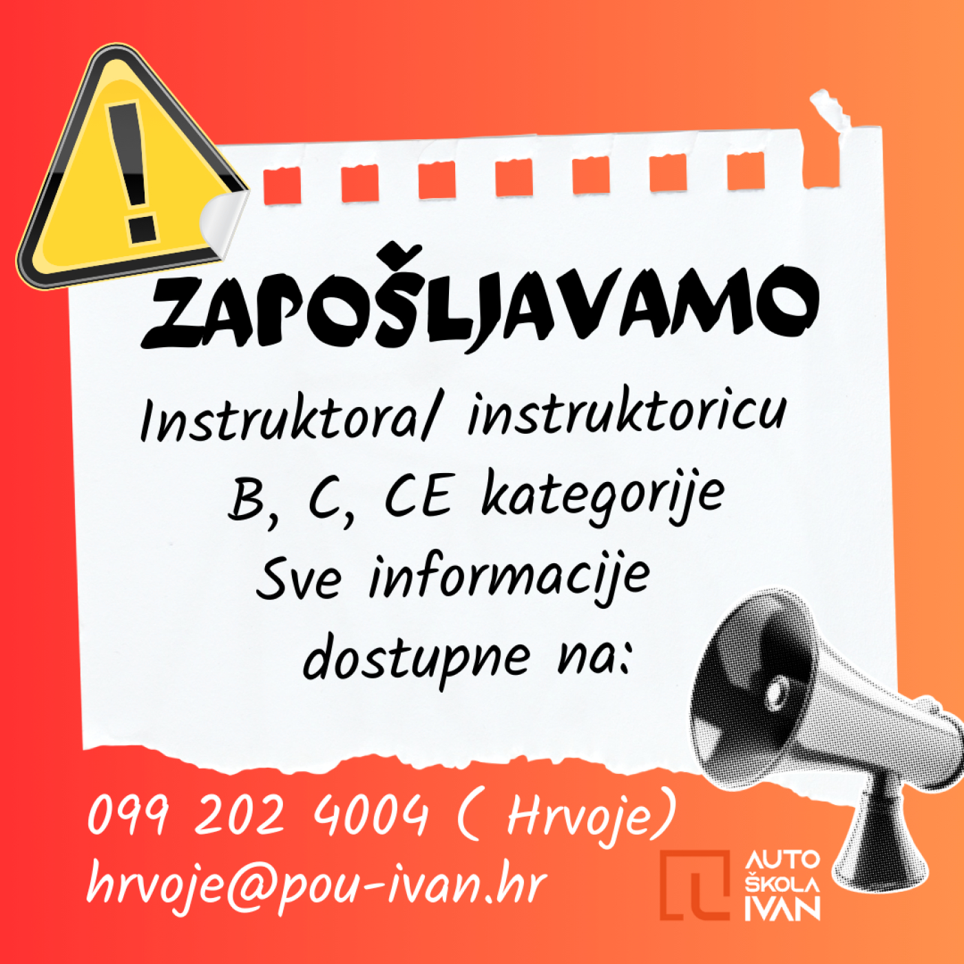 ZAPO&Scaron;LJAVAMO !!!